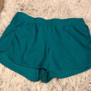 Teal athletic shorts 💚💙